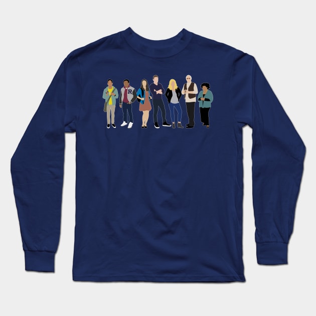 The Greendale Seven Long Sleeve T-Shirt by doctorheadly
